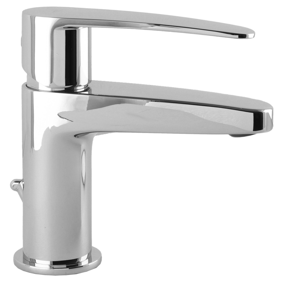 Змішувач для умивальника TRES FLAT-TRES 20410301- висота H-138 мм