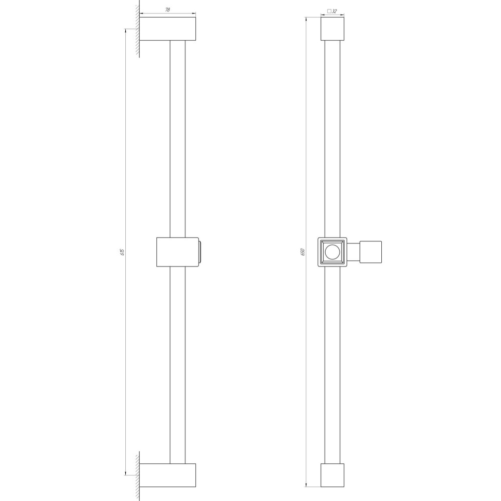 Душова стійка Dishi SL-115