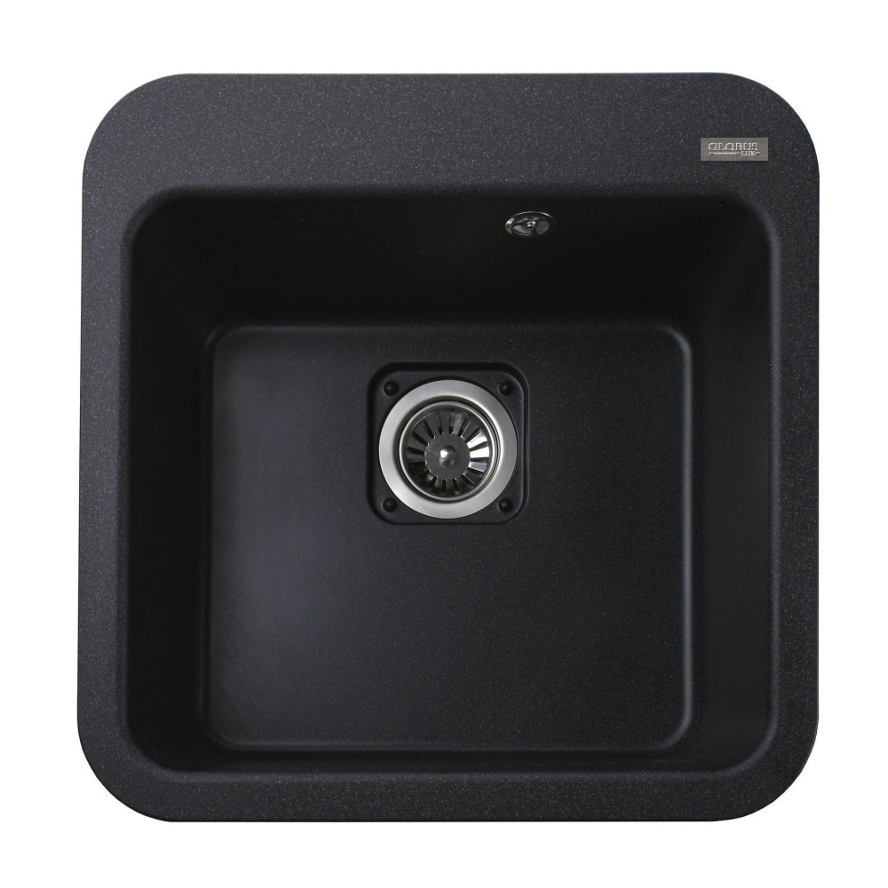 Гранітна мийка Globus Lux BARBORA  графіт 510х510мм-А0001
