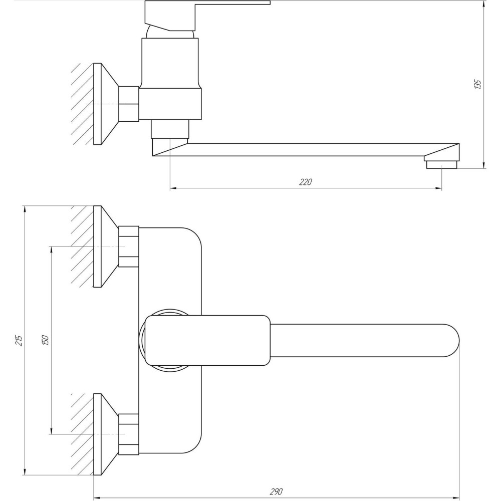 Змішувач для кухні Globus Lux Milano GLM-0104