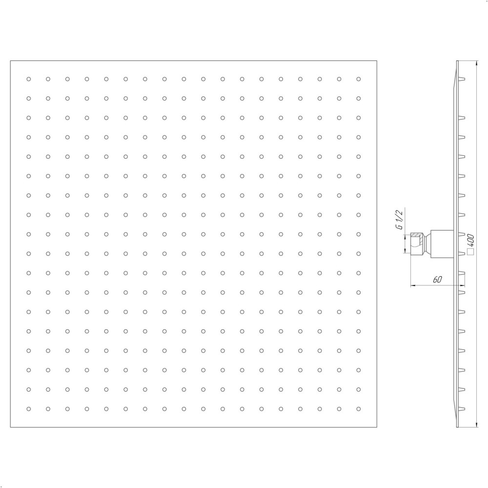 Душова лійка Globus Lux STQ-0400