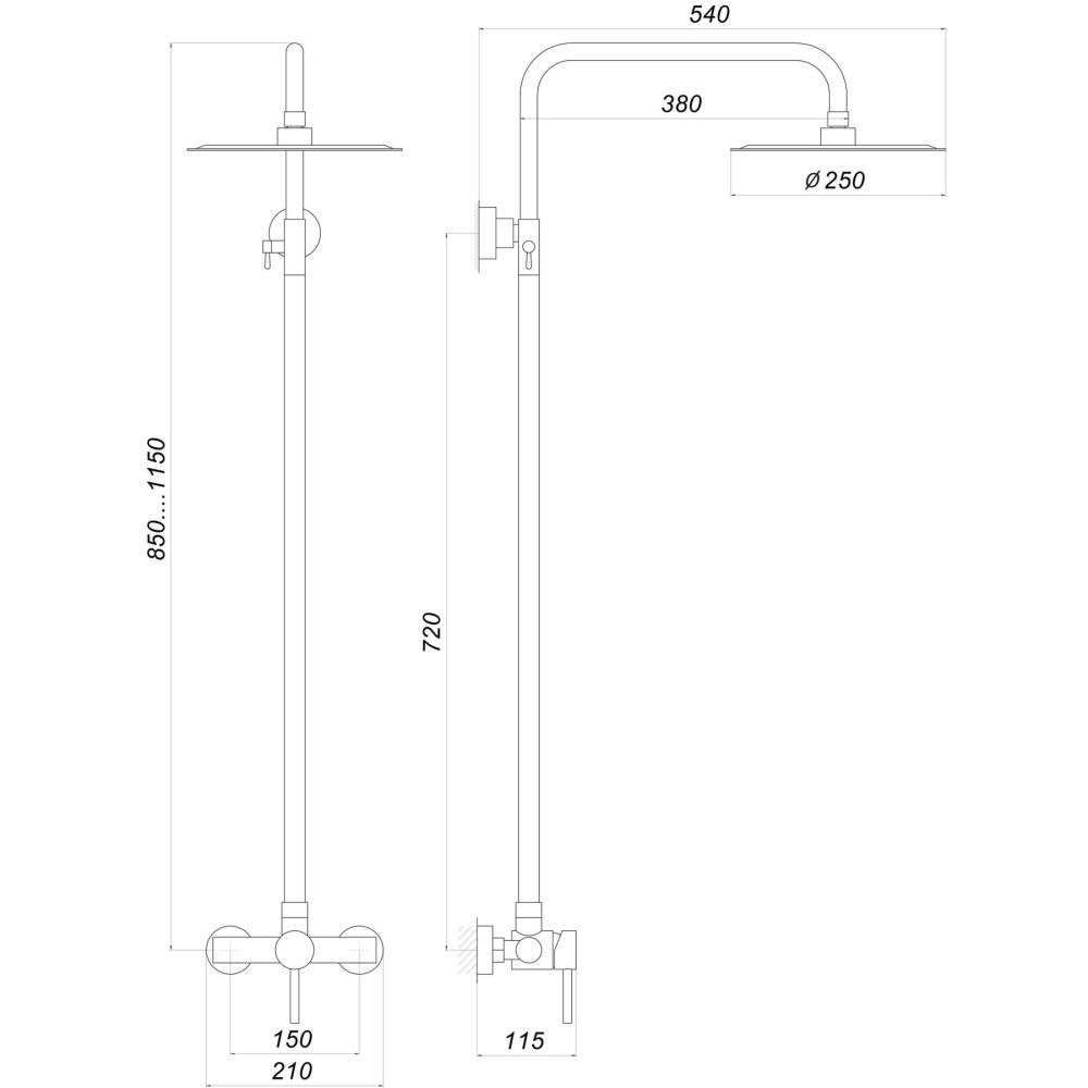 Душова система Globus Lux ALPEN S-SH-105