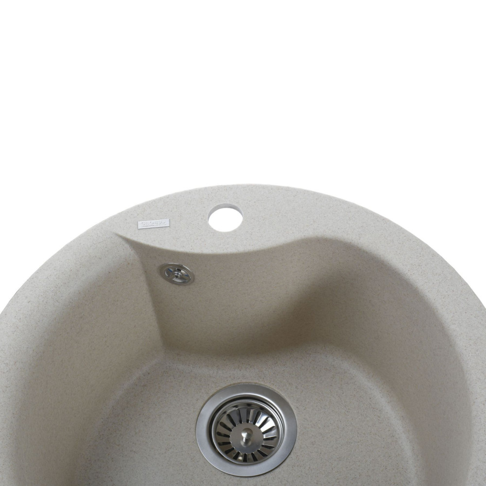 Гранітна мийка Globus Lux ORTA піщаний 485мм-А0004