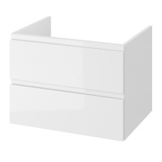 MODUO 80 Шафка під умивальник на стільницю з отвором для сифона біла