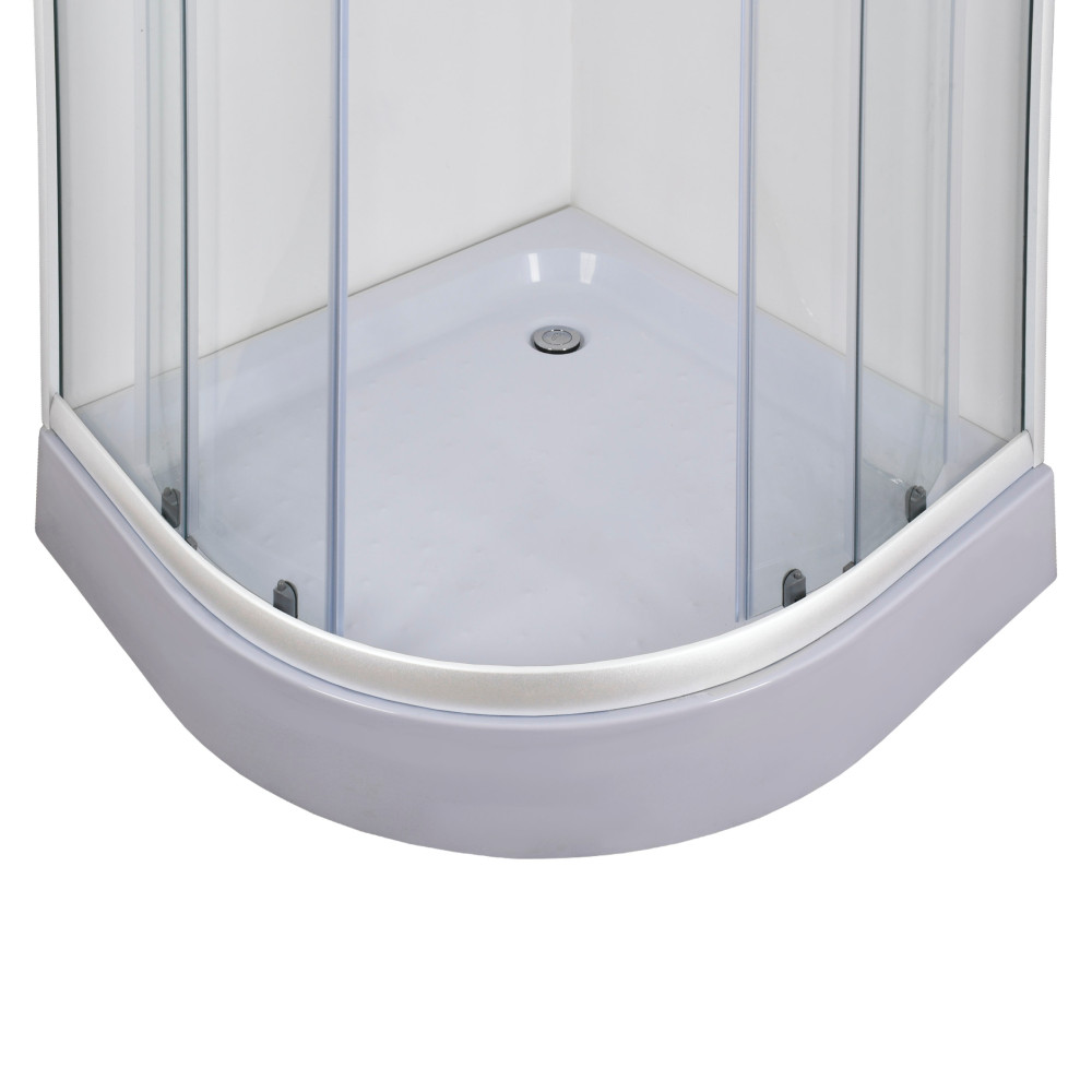 Душова кабіна півкругла WISLA L90TW (L90WT) BRAVO (2уп.)