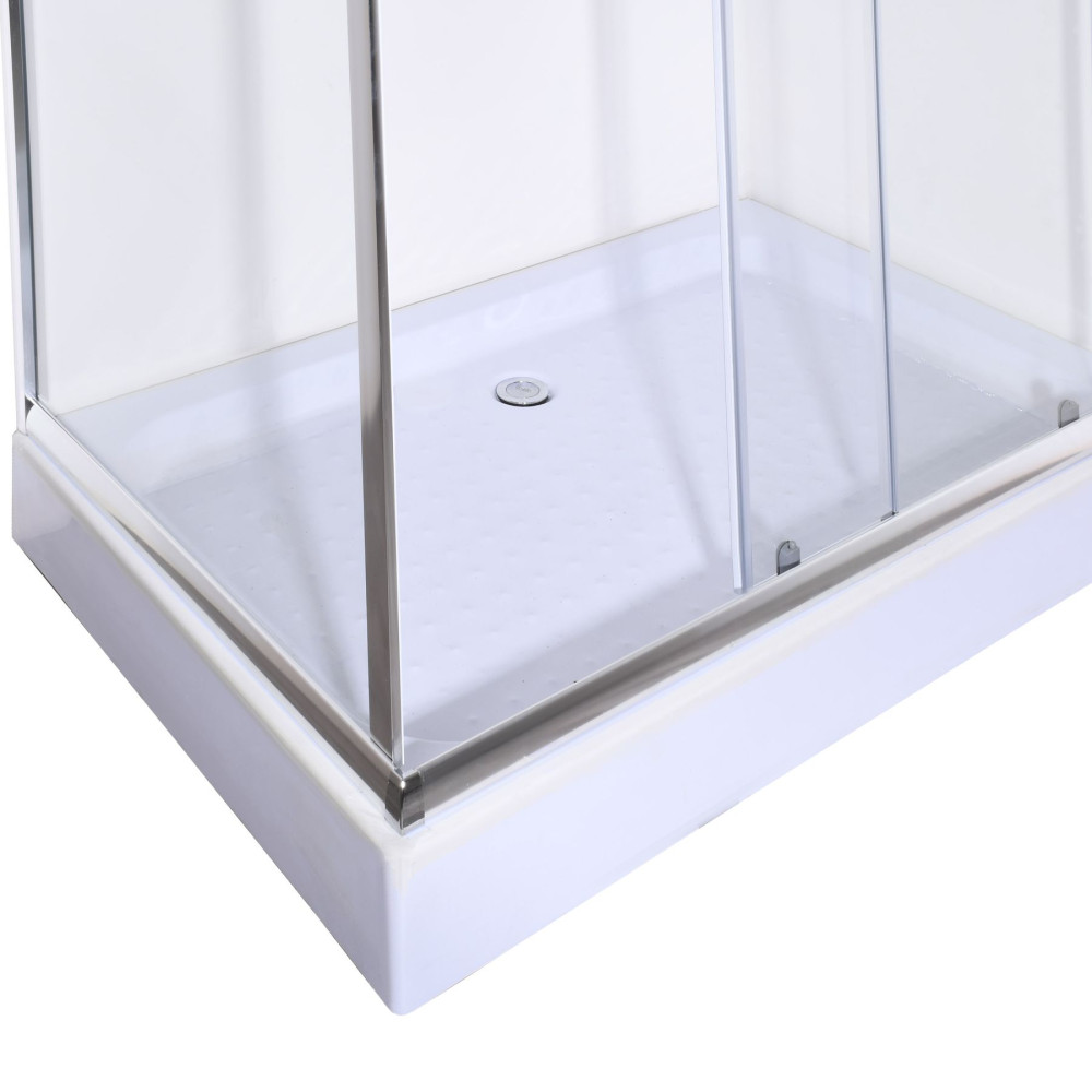 Душова кабіна прямокутна NISA L120TC (L120T) BRAVO (2уп.)