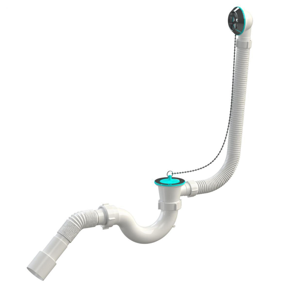Сифон гнучкий для ванни ″Хвиля″ В0110 SOLOPLAST