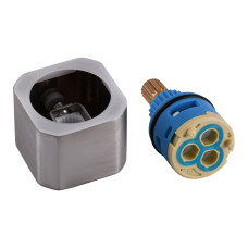 SC-SKU-200-Кран-Букса переключення з квадратною рукояткою. д/душ систем SUS, 3-х ходова