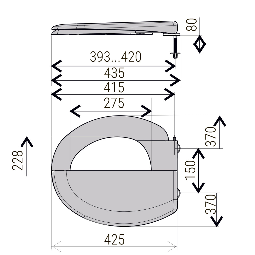 Сидіння для унітазу LIBERTY OPTIMUM