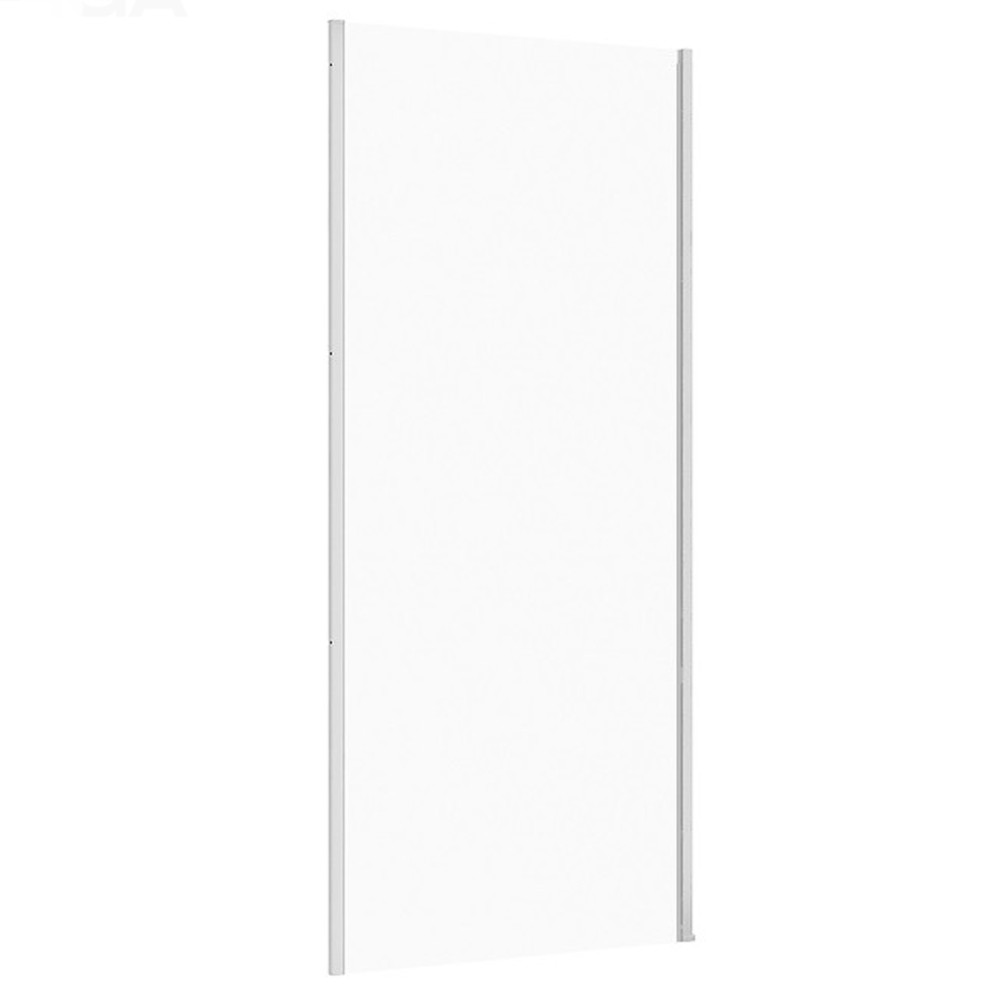 Душова стінка до розпашних дверей LARGA  90x195 профіль хром PL