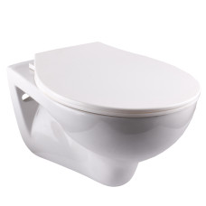 УНІТАЗ ПІДВІСНИЙ VERONA з поліпропіленовим сидінням   WHB-VER-PP
