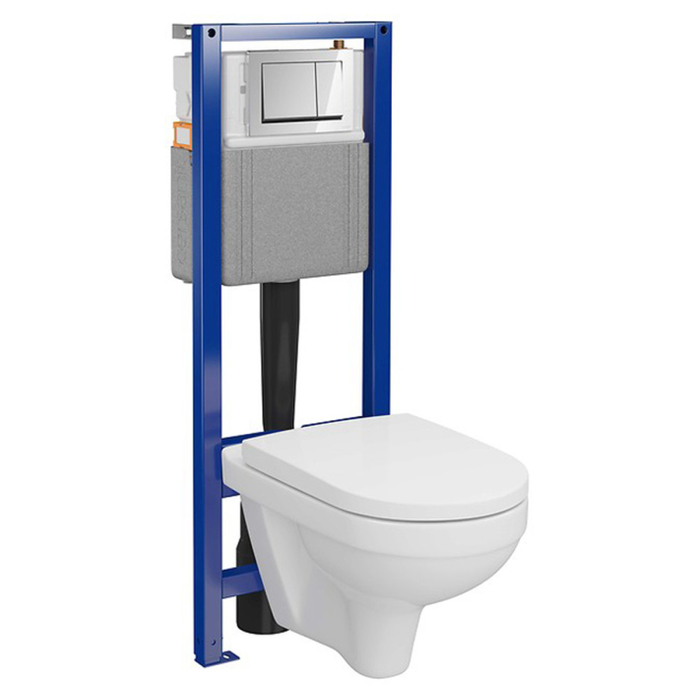 КОМПЛЕКТ С45: ІНСТ СИС-МА SYSTEM 40  MEХАН+ ZIP  413 з дюр сид LIFT+ кнопка змиву ENTER II хром