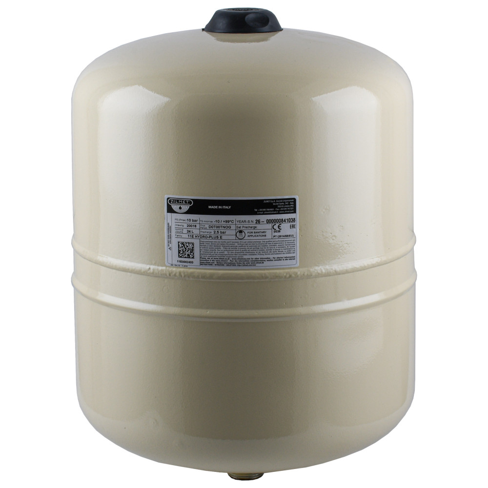 Гідроакумулятор з фіксованою мембраною HYDRO-PLUS E 24L (11E0002400) Вертикальний