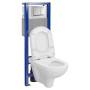 КОМПЛЕКТ С45: ІНСТ СИС-МА SYSTEM 40  MEХАН+ ZIP  413 з дюр сид LIFT+ кнопка змиву ENTER II хром