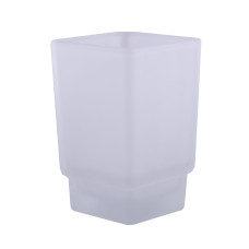 СТАКАН матовий квадратний GLASS 0021A для TKB, SQ ,BQ