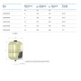 Гідроакумулятор з фіксованою мембраною HYDRO-PLUS E 8L (11E0000800)