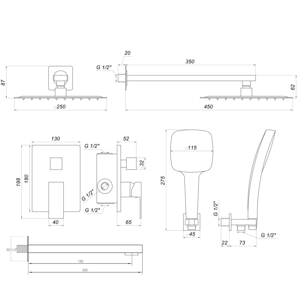 Душова система Globus Lux SMART GLM-305L