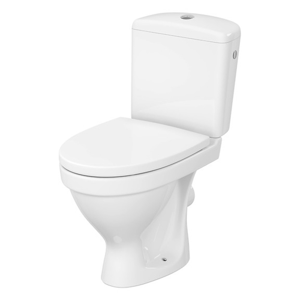Компакт Cersanit 832 ЕKO II SIMPLEON 010  3/6 з кришкою поліпропілен з металевим кріпленням (UА)