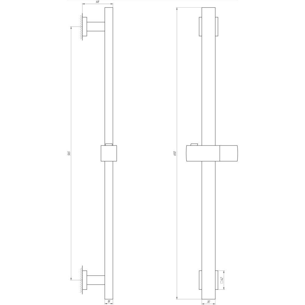 Душова стійка Globus Lux SUS-1108