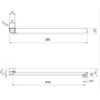 Вилив змішувача Globus Lux M72 18F