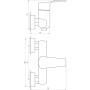 Змішувач для душу Globus Lux QUEENSLAND GLQU-0105