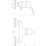 Змішувач для душу Globus Lux Solly GLSO-0105N