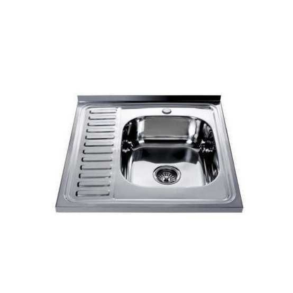 Мийка кухонна накладна прямокутна 600х600х180 Decor Right MR 6060 R D Mira