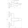 Змішувач для ванни Globus Lux Koln GLK-0102N