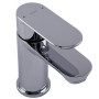 Змішувач для умивальника TOPAZ BARTS TB 07201-H36 висота H-130мм ,шланги TAQ-M1055,D35