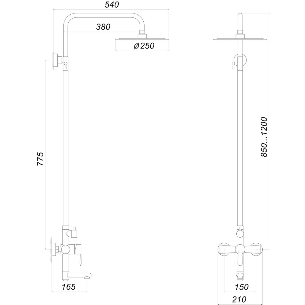 Душова система Globus Lux MAIN SM-SH-02