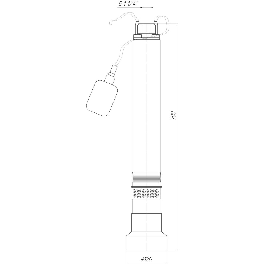 Насос колодязний OPTIMA OP 5,1 - 48/6  F 0,6 кВт (з поплавком)