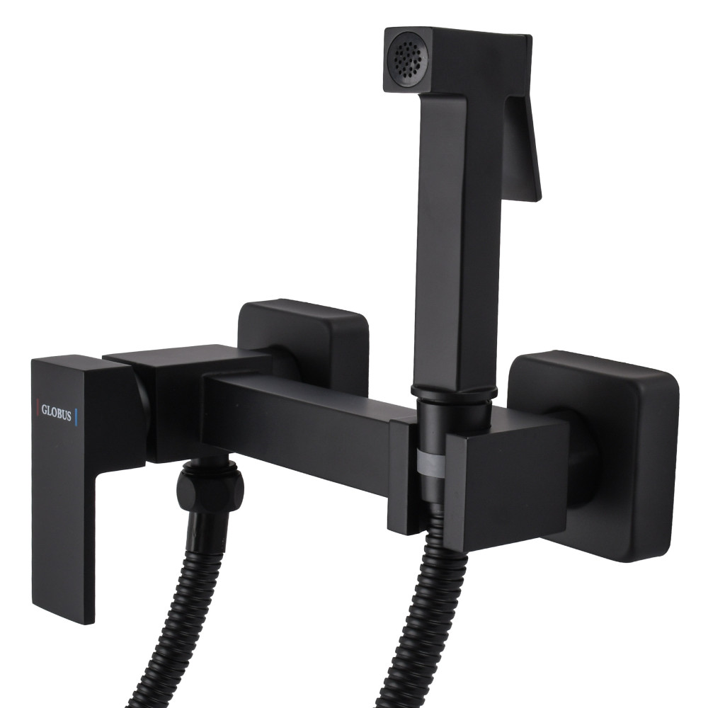 Змішувач гігієнічний Globus Lux  Niagara GLN-5-106MIX-BB