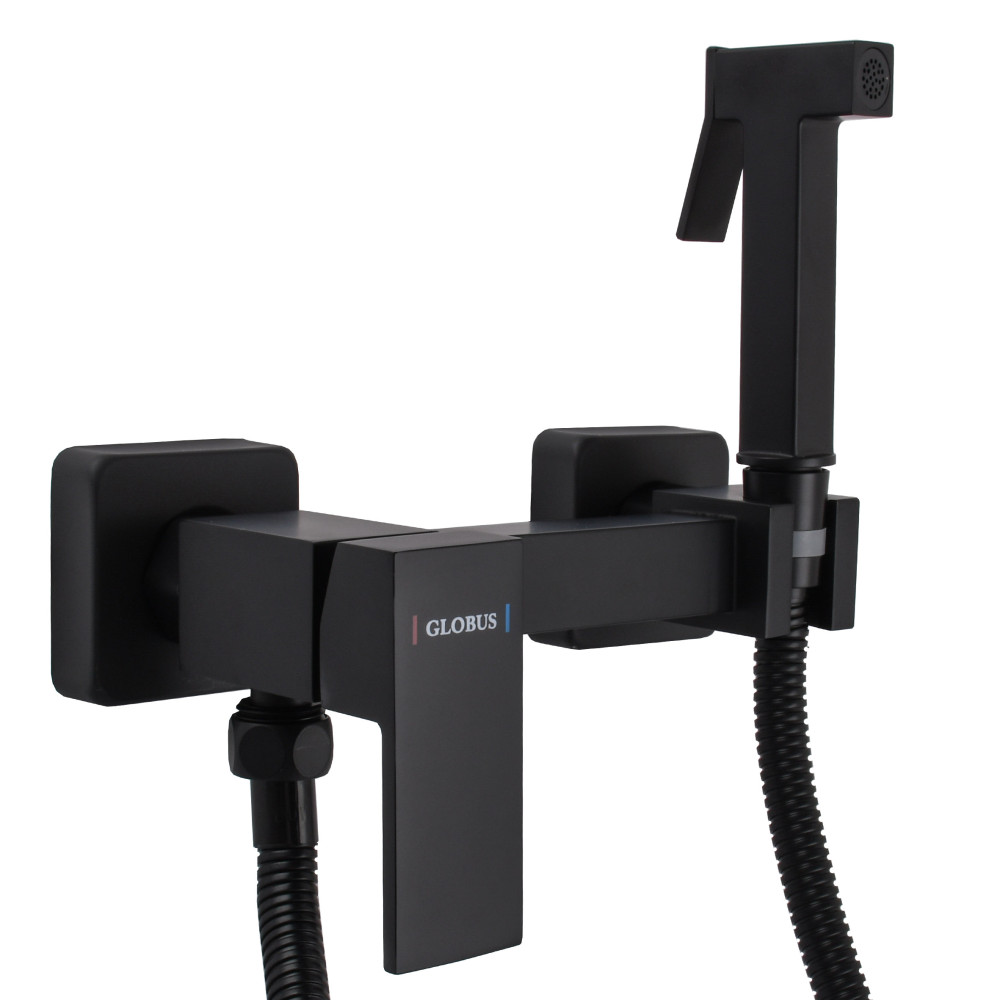 Змішувач гігієнічний Globus Lux  Niagara GLN-5-106MIX-BB