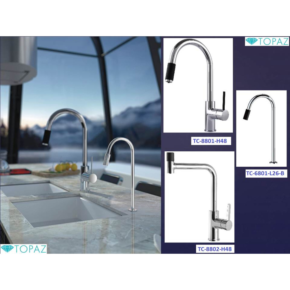 Кран для зворотнього осмосу TOPAZ CORSICA TC-6801-L26-B