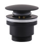 HG15-04A-10-BR-(BB)-Click-clack--Донний клапан  ЛАТУНЬ ,Універсальний, Чорний мат (Box Globus Lux)