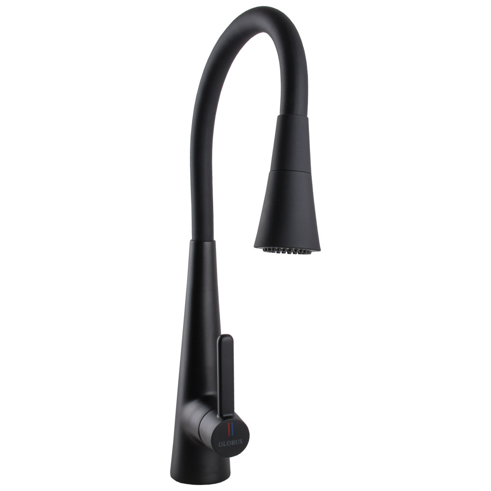 Змішувач для кухні Globus Lux LAZER Pro GLPR-203SM-BB