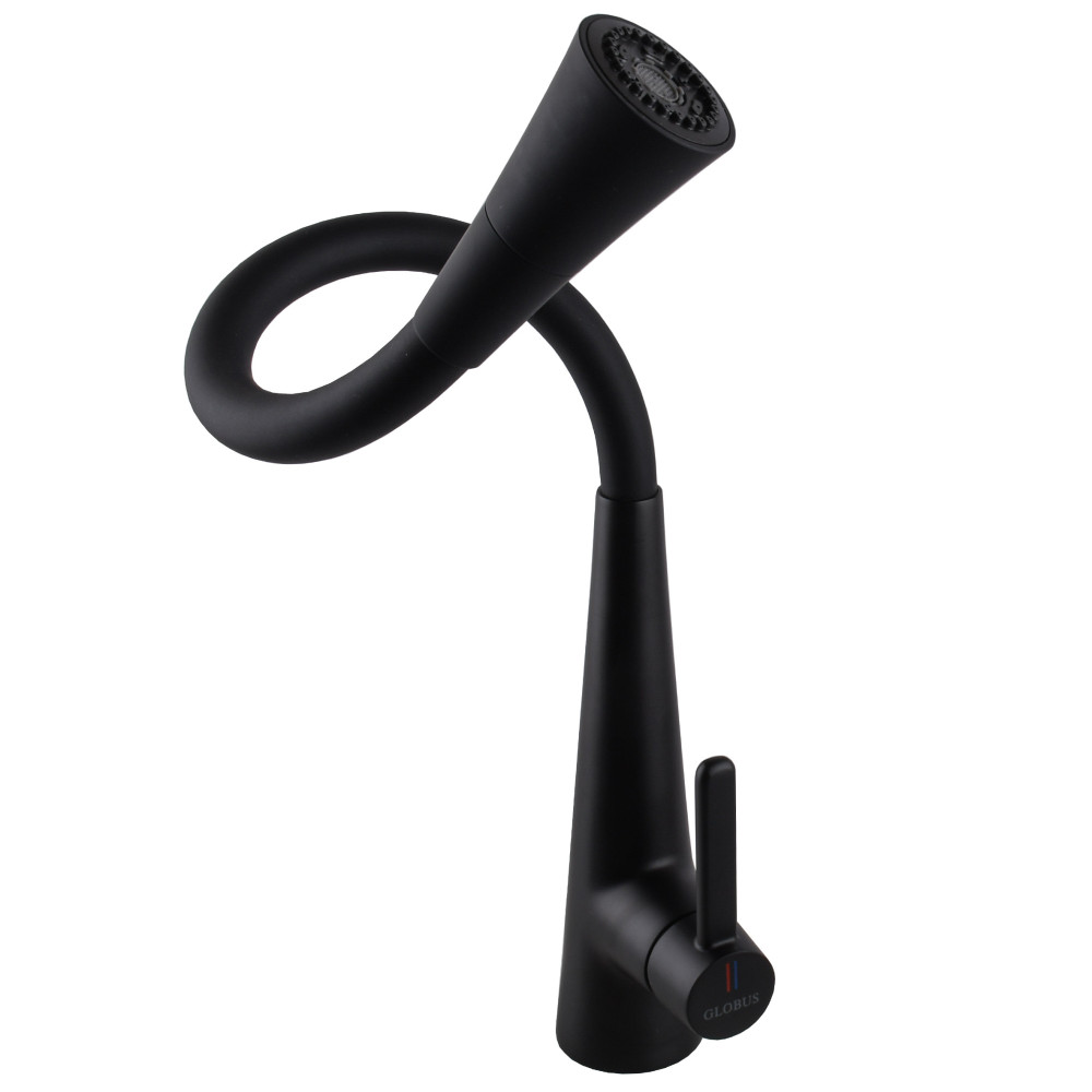 Змішувач для кухні Globus Lux LAZER Pro GLPR-203SM-BB