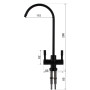 Кран для зворотнього осмосу Globus Lux Lazer GLLR-76A-BB