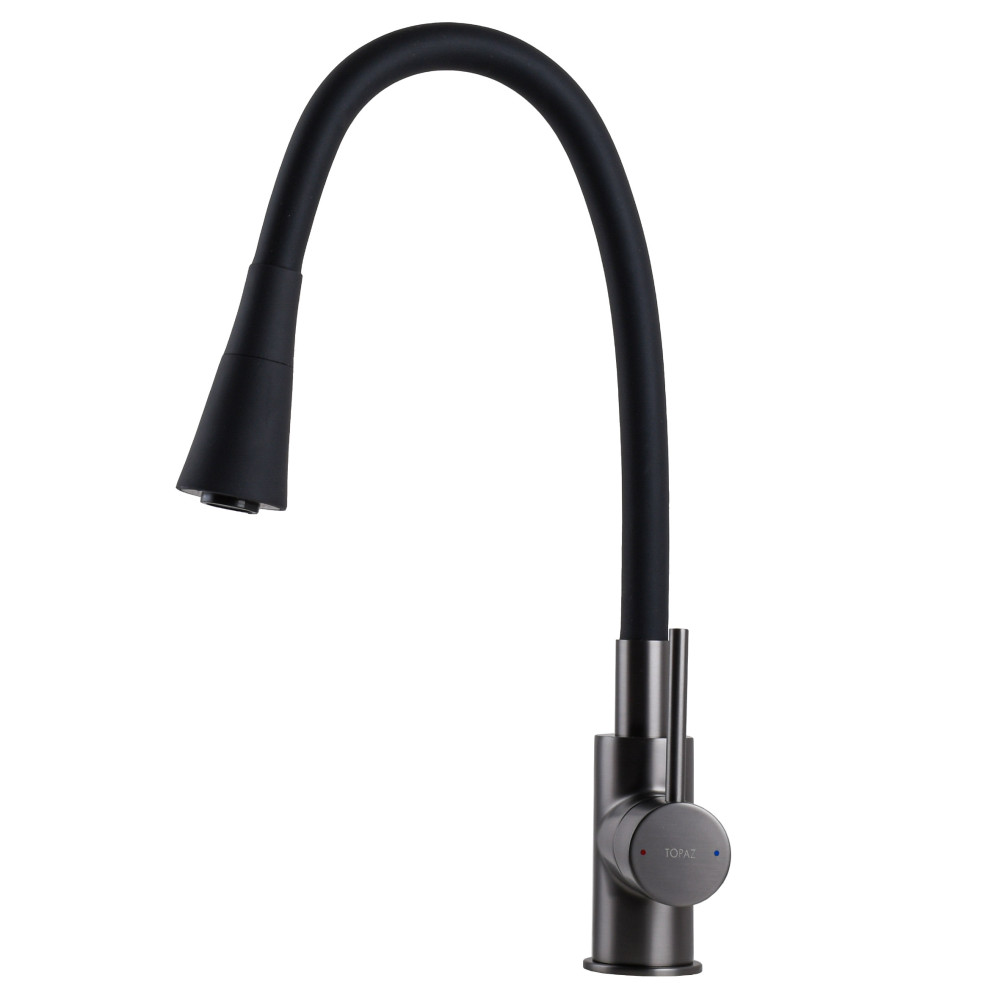 Змішувач для кухні TOPAZ LOFT TLF 8854-H39-GP-B01, Шланги TAQ-M0855