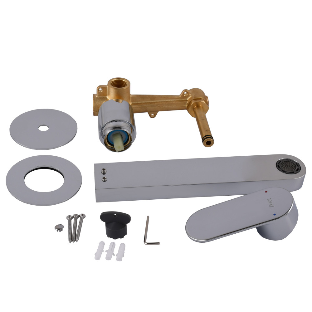 Змішувач для умивальника TOPAZ BARTS TB-07235-H36 вбудований у стіну, cartridge D35