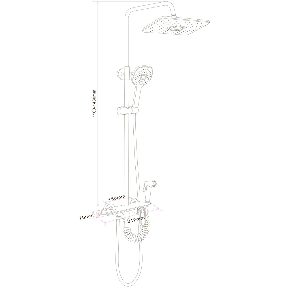 Душова система Globus Lux BETTA  GLBE-2002