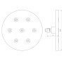 Душова лійка Globus Lux SD08A
