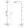 Душова система TOPAZ LEXI TL 21702-H57-BL
