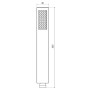 Душова лійка TOPAZ P-1019-B-S