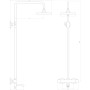 Душова система Globus Lux Termostatic R GLA-0041T-BB