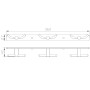 Планка з гачками Perfect Sanitary Appliances SP 8135