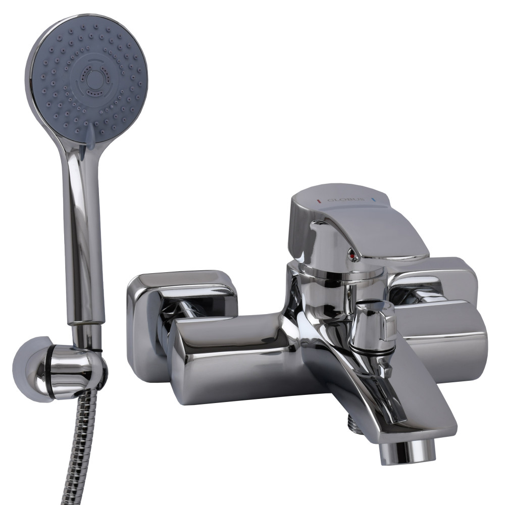 Змішувач для ванної Globus Lux QUEENSLAND GLQU-0102N EURO латунь (картридж Sedal)