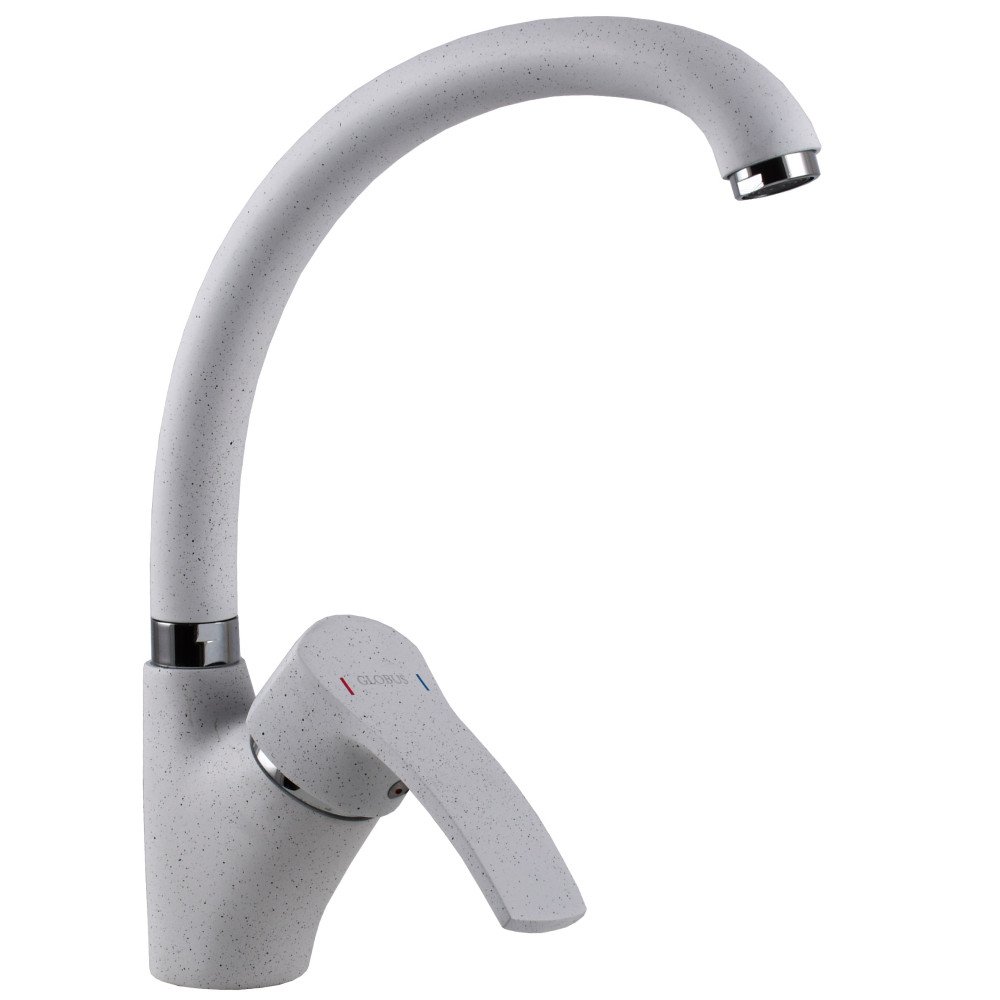 Змішувач для кухні Globus Lux QUEENSLAND GLQU-0203S-BIG-7-WHITE