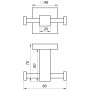 Гачок подвійний Globus Lux SQ 9412