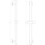 Душова стійка Globus Lux SUS-1108-BB